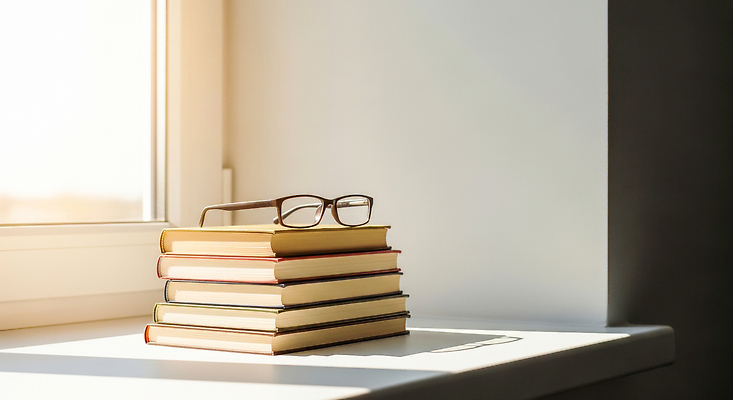 JPG 편집이미지 안경 휴식 실내 풍경 책 빛 학습 독서 햇빛 자료 편안함 창가 조용 오후 편집실사 AI포토 AI콘텐츠 잡화 교육 컨셉 창문 내부 태양 감각 CG 파일형식