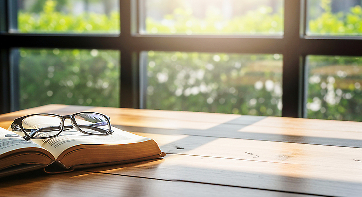 JPG 나무 편집이미지 안경 창문 탁자 책 학습 독서 햇빛 분위기 오브젝트 오후 편집실사 AI포토 AI콘텐츠 식물 잡화 교육 가구 컨셉 태양 CG 파일형식