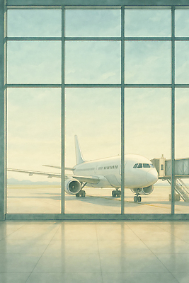 JPG 여행 이동 일러스트 창문 하늘 비행기 풍경 여름 햇빛 대기 시간 공항 항공 출발 기내 터미널 국내일러스트 AI일러스트 AI콘텐츠 계절 컨셉 항공교통 교통시설 대중교통 태양 공공장소 파일형식