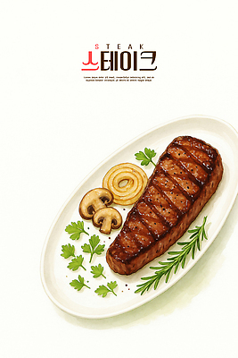 PSD 접시 음식 채소 일러스트 식탁 양파 파슬리 육류 스테이크 요리 레스토랑 식사 버섯 맛 저녁 굽기 해산물 브런치 점심 고기요리 국내일러스트 식기 컨셉 식재료 탁자 서양음식 식당 야간 구이 파일형식