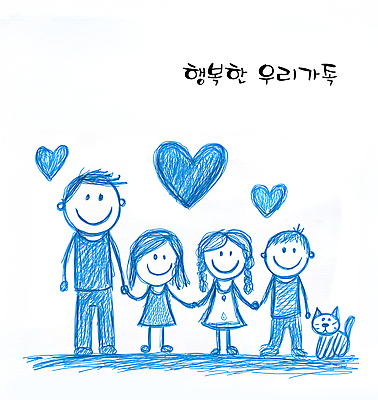 JPG 캐릭터 행복 일러스트 가족 따뜻함 사랑 미소 일상 파란색 손잡기 고양이 아기 즐거움 그림 손그림 소통 유대감 국내일러스트 AI일러스트 AI콘텐츠 감정 컬러 컨셉 포유류 관계 모션 표정 사람 라이프 반려동물 파일형식