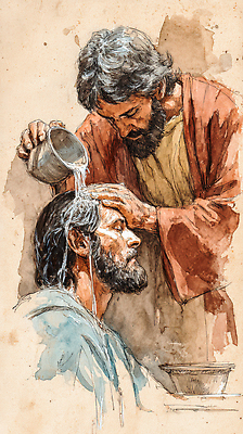 JPG 남자 종교 예술 상징 일러스트 관계 모션 자연 수염 물 친구 머리 희망 의식 그림 소통 은혜 국내일러스트 AI일러스트 AI콘텐츠 자연요소 감정 컨셉 사람 신체부위 생태계 파일형식