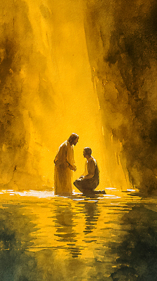 JPG 종교 예술 일러스트 자연 따뜻함 이야기 대화 사람 물 빛 반사 믿음 만남 표현 예수 기독교인 동굴 분위기 그림 무릎 소통 순간 은혜 국내일러스트 AI일러스트 AI콘텐츠 자연요소 감정 기독교 컨셉 말하기 신체부위 신_종교 생태계 파일형식