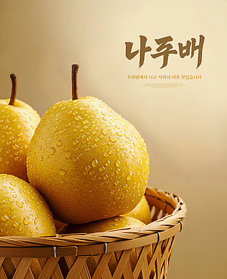 JPG 편집이미지 전통 과일 자연 한국 건강 여름 농작물 바구니 금색 수확 물방울 신선 맛 나주배 이미지편집 AI컴퓨터그래픽 AI콘텐츠 계절 아시아 컬러 컨셉 농업 배_과일 생태계 파일형식
