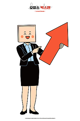 캐릭터 디자인 여자 상징 일러스트 비즈니스 안내 경고 웃음 사람 정장 그래픽 상자 사무실 업무 작업 직장인 지시 스마트 프레젠테이션 국내일러스트 AI파일 직업 옷 컨셉 모션 표정 파일형식 벡터