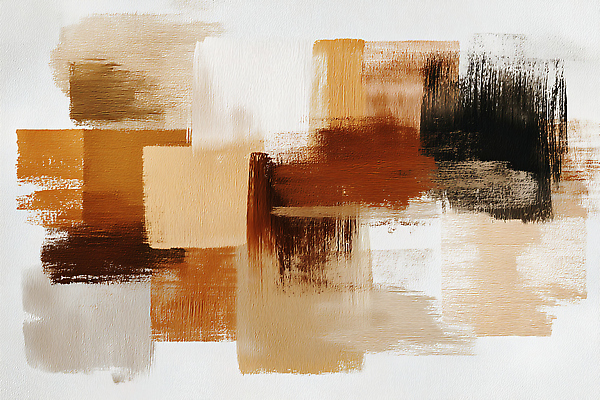 JPG 디자인 예술 컬러 일러스트 페인팅 붓터치 회화 미술 인테리어 갈색 표현 감각 청소 질감 작품 조화 베이지색 벽장식 국내일러스트 AI일러스트 AI콘텐츠 문화예술 말하기 장식 파일형식