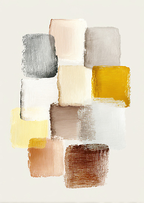 JPG 디자인 예술 컬러 백그라운드 일러스트 페인팅 붓터치 인테리어 유행 사각형 감각 그림 질감 조화 창의성 국내일러스트 AI일러스트 AI콘텐츠 도형 파일형식