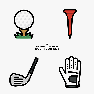 아이콘 디자인 여자 남자 스포츠 장갑 티셔츠 골프 공 모션 레저 그래픽 게임 클럽 2D아이콘 AI파일 잡화 셔츠 놀이 사람 구기 파일형식 벡터