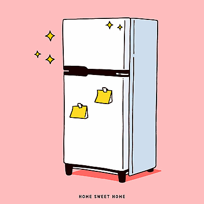 디자인 생활용품 일러스트 가족 주택 일상 생활 주방 청결 공간 가전제품 흰색 메모지 추억 소중 오브젝트 냉장고 편리함 거주 국내일러스트 AI파일 컬러 컨셉 관계 건물 라이프 사무용품 위생 파일형식 벡터