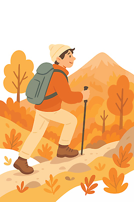 나무 남자 여행 일러스트 가족 모션 자연 산 건강 풍경 친구 운동 주황색 등산 트래킹 하이킹 가을 등산복 즐거움 산길 국내일러스트 AI파일 식물 옷 계절 감정 길 컬러 관계 레저 사람 생태계 파일형식 벡터