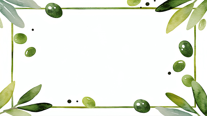 JPG 식물 디자인 화초 예술 백그라운드 일러스트 자연 수채화 프레임 그래픽 장식 초록색 올리브 뷰티풀 창의성 국내일러스트 AI일러스트 AI콘텐츠 열매 컬러 생태계 파일형식