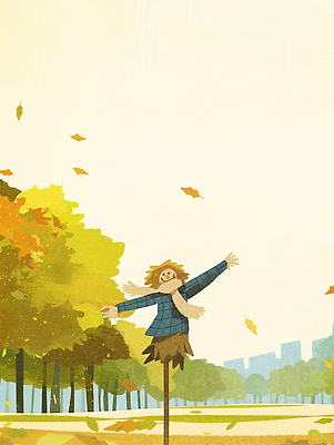 JPG 나무 공원 행복 단풍 잎 일러스트 자연 하늘 바람 웃음 풍경 일상 농장 소풍 환경 가을 즐거움 허수아비 국내일러스트 AI일러스트 AI콘텐츠 자연요소 식물 계절 공공시설 감정 농업 날씨 표정 라이프 야외활동 생태계 파일형식