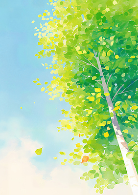 JPG 나무 식물 여유 잎 겨울 일러스트 자연 하늘 생명 바람 풍경 초록색 여름 햇빛 평화 산책 숲 편안함 뷰티풀 국내일러스트 AI일러스트 AI콘텐츠 자연요소 계절 감정 컬러 컨셉 날씨 휴식 태양 감각 생태계 파일형식