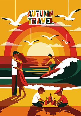 커플 행복 바다 여행 일러스트 가족 모션 포옹 자연 물놀이 바람 사랑 풍경 해변 일몰 서핑 즐거움 모래성 가을여행 국내일러스트 AI파일 자연요소 감정 모래 관계 안기 놀이 날씨 노을 수상스포츠 생태계 파일형식 벡터 가을_계절