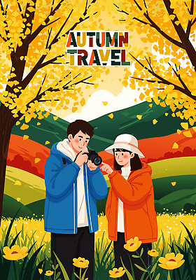 나무 커플 행복 컬러 여행 단풍 일러스트 자연 하늘 산 대화 풍경 야외 촬영 즐거움 가을여행 뷰티풀 순간 국내일러스트 AI파일 식물 감정 잎 관계 말하기 생태계 파일형식 벡터 가을_계절