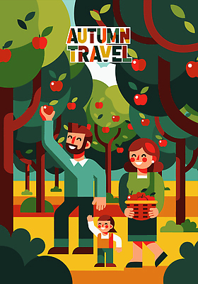 나무 행복 어린이 여행 과일 일러스트 가족 모션 자연 웃음 부모 햇빛 농장 소풍 바구니 만남 수확 체험 사과 즐거움 가을여행 국내일러스트 AI파일 식물 감정 컨셉 농업 관계 표정 사람 태양 야외활동 생태계 파일형식 벡터 가을_계절