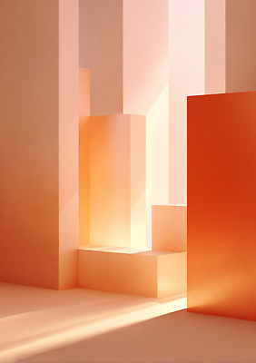 JPG 편집이미지 디자인 추상 조명 따뜻함 그림자 내부 빛 반사 공간 구조물 배열 오후 이미지편집 AI컴퓨터그래픽 AI콘텐츠 건축 무늬 파일형식