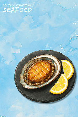 PSD 음식 바다 일러스트 식탁 디저트 요리 해변 식사 신선 맛 레몬 해산물 향기 레시피 국내일러스트 컨셉 과일 탁자 냄새 파일형식