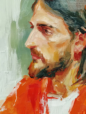 JPG 긴머리 시선 남자 감정 기독교 얼굴 예술 백그라운드 일러스트 추상 사람 표현 예수 그림 턱수염 작품 조화 초상화 깊이 뷰티풀 색감 색채 정물화 국내일러스트 AI일러스트 AI콘텐츠 헤어스타일 종교 무늬 수염 미술 신체부위 신_종교 파일형식