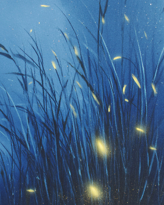 JPG 물결 바다 일러스트 자연 생명 빛 반짝임 환경 바닷속 수중동물 어둠 수면 야간 신비 장면 조화 별빛 뷰티풀 색채 국내일러스트 AI일러스트 AI콘텐츠 자연요소 동물 별 컨셉 모션 물 수중 생태계 파일형식