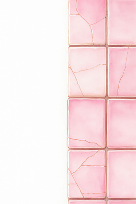 JPG 디자인 예술 분홍색 컬러 백그라운드 패턴 일러스트 재료 설계 벽면 장식 인테리어 공간 배열 타일 모던 질감 국내일러스트 AI일러스트 AI콘텐츠 벽 컨셉 무늬 파일형식