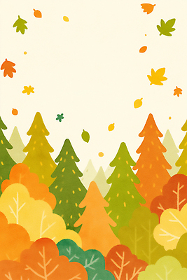 JPG 나무 사계절 컬러 단풍 잎 일러스트 자연 바람 나뭇잎 산 풍경 평화 가을 숲속 숲 힐링 감성 조화 뷰티풀 국내일러스트 AI일러스트 AI콘텐츠 자연요소 식물 계절 컨셉 날씨 생태계 파일형식