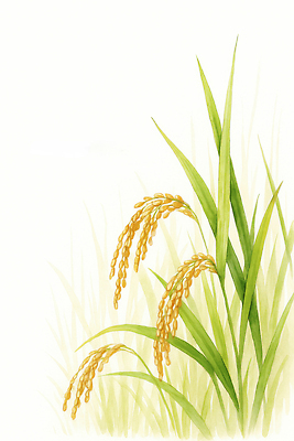 JPG 식물 전통 계절 컬러 농업 일러스트 자연 한국 초록색 평화 농사 수확 성장 벼 농촌 이삭 장면 뷰티풀 국내일러스트 AI일러스트 AI콘텐츠 산업 아시아 컨셉 곡류 시골 생태계 파일형식