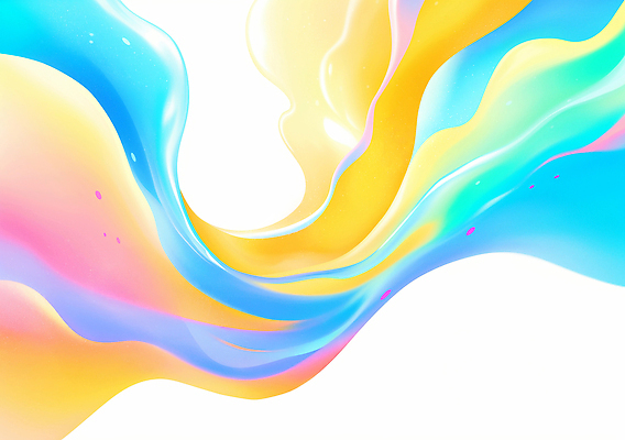 JPG 디자인 예술 컬러 백그라운드 일러스트 추상 그래픽 파란색 노란색 흐름 감각 편안함 모던 웨이브 부드러움 조화 뷰티풀 강조 국내일러스트 AI일러스트 AI콘텐츠 컨셉 무늬 파일형식