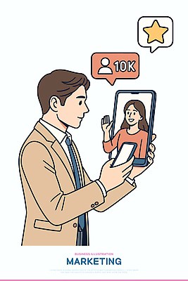 여자 남자 일러스트 비즈니스 커뮤니케이션 스마트폰 군중 연결 통화 마케팅 소셜미디어 영상통화 네트워킹 콜라보레이션 국내일러스트 AI파일 모션 사람 핸드폰 스마트기기 네트워크 파일형식 벡터