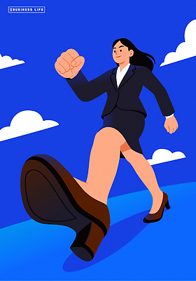 여자 일러스트 비즈니스 모션 성공 직장 정장 일상 힘 도전 비즈니스우먼 자신감 분위기 발전 목표 모던 비율 발걸음 국내일러스트 AI파일 옷 감정 컨셉 회사 사람 라이프 직장인 파일형식 벡터