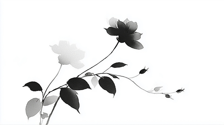 JPG 모양 식물 디자인 꽃 예술 컬러 백그라운드 잎 일러스트 자연 가지 흑백 수묵화 장미 고요 우아함 화사함 조화 뷰티풀 국내일러스트 AI일러스트 AI콘텐츠 컨셉 채소 촬영기법 미술 생태계 파일형식