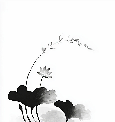 JPG 식물 전통 꽃 감정 예술 선 일러스트 자연 흑백 연꽃 수묵화 고요 연잎 그림 한국화 조화 뷰티풀 창의성 국내일러스트 AI일러스트 AI콘텐츠 잎 촬영기법 미술 동양화 생태계 파일형식