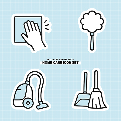 아이콘 손 생활용품 가정 청결 위생 먼지떨이 청소도구 빗자루 청소 청소기 물걸레 정리정돈 2D아이콘 AI파일 신체부위 전자제품 도구 오브젝트 걸레 파일형식 벡터