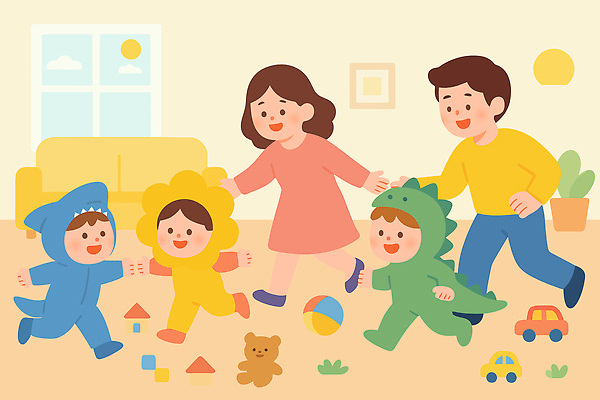 동물 어린이 일러스트 공 가족 모션 휴식 웃음 부모 장난감 블록 놀이방 곰인형 육아 게임 장난감자동차 즐거움 국내일러스트 AI파일 감정 인형 컨셉 관계 놀이 표정 사람 파일형식 벡터