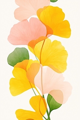 JPG 나무 식물 디자인 예술 컬러 백그라운드 잎 일러스트 자연 수채화 풍경 장식 초록색 여름 환경 정원 은행잎 부드러움 은행나무 감성 그라데이션 조화 뷰티풀 연노랑색 국내일러스트 AI일러스트 AI콘텐츠 계절 컨셉 노란색 감각 생태계 파일형식