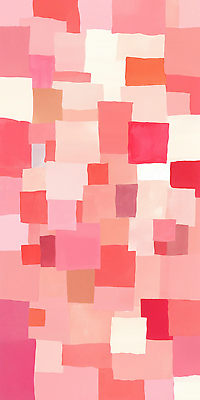 JPG 디자인 예술 분홍색 컬러 백그라운드 패턴 일러스트 추상 수채화 따뜻함 미술 사각형 감각 질감 정사각형 캔버스 모자이크 부드러움 조화 창의성 지오메트릭 국내일러스트 AI일러스트 AI콘텐츠 도형 무늬 문화예술 파일형식