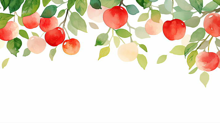 JPG 나무 식물 열매 컬러 백그라운드 잎 과일 일러스트 자연 나뭇잎 프레임 풍경 빨간색 여름 농작물 농장 노란색 신선 달콤 사과 유기농 원예 뷰티풀 국내일러스트 AI일러스트 AI콘텐츠 웰빙 계절 농업 취미 맛 생태계 파일형식