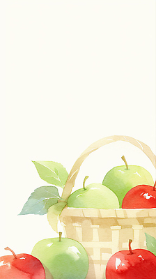 JPG 여유 예술 백그라운드 잎 과일 일러스트 자연 디저트 건강 빨간색 초록색 여름 바구니 평화 신선 달콤 사과 그림 원예 주말 사과바구니 정물화 국내일러스트 AI일러스트 AI콘텐츠 식물 계절 감정 음식 컬러 컨셉 취미 맛 생태계 파일형식