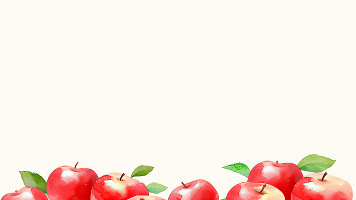 JPG 디자인 백그라운드 잎 과일 일러스트 자연 나뭇잎 프레임 건강 풍경 장식 빨간색 농장 평화 수확 신선 달콤 사과 배열 그림 화사함 국내일러스트 AI일러스트 AI콘텐츠 식물 컬러 컨셉 농업 맛 생태계 파일형식