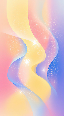 JPG 디자인 분홍색 컬러 백그라운드 패턴 일러스트 추상 그래픽 파란색 반짝임 노란색 감각 그림 부드러움 조화 뷰티풀 소프트 창의성 환상 국내일러스트 AI일러스트 AI콘텐츠 컨셉 무늬 모션 파일형식