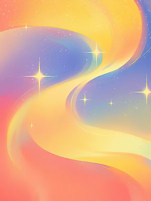 JPG 디자인 여유 예술 컬러 백그라운드 곡선 일러스트 풍경 반짝임 평화 꿈 신비 부드러움 감성 파스텔 조화 뷰티풀 환상 국내일러스트 AI일러스트 AI콘텐츠 감정 선 컨셉 모션 학용품 감각 파일형식