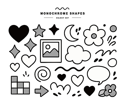 도형 디자인 꽃 별 컬러 패턴 일러스트 프레임 그래픽 하트 배열 심볼 이미지 창의력 국내일러스트 AI파일 자연요소 모양 식물 무늬 파일형식 벡터