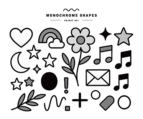 모양 디자인 꽃 별 예술 음악 무지개 패턴 일러스트 그래픽 장식 공책 하트 표현 심볼 그림 창의성 국내일러스트 AI파일 자연요소 식물 무늬 문화예술 문구용품 파일형식 벡터