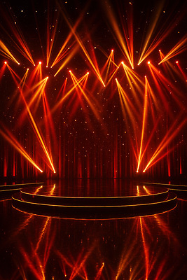 JPG 편집이미지 예술 음악 백그라운드 조명 이벤트 빨간색 빛 반사 콘서트 공연 공간 무대 화려 공연장 준비 스포트라이트 시각효과 편집실사 AI컴퓨터그래픽 AI콘텐츠 컬러 컨셉 문화예술 극장 CG 파일형식 효과