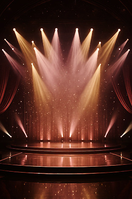 JPG 편집이미지 예술 컬러 백그라운드 조명 이벤트 빛 반짝임 콘서트 공연 공간 무대 커튼 화려 분위기 준비 편집실사 AI컴퓨터그래픽 AI콘텐츠 컨셉 모션 CG 파일형식