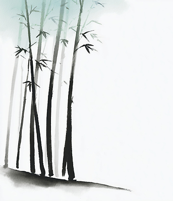 JPG 나무 식물 전통 예술 일러스트 자연 아침 붓터치 한국 회화 수묵화 미술 풍경 햇빛 평화 환경 고요 감상 숲 먹 대나무 그림 조화 대나무숲 대나무잎 차분 국내일러스트 AI일러스트 AI콘텐츠 주간 아시아 컨셉 잎 서예 문화예술 말하기 태양 생태계 파일형식