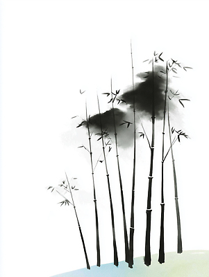 JPG 식물 전통 예술 잎 일러스트 자연 붓터치 수묵화 풍경 검은색 고요 흰색 우아함 숲 먹 대나무 그림 한국화 대나무숲 대나무잎 뷰티풀 수목 임업 국내일러스트 AI일러스트 AI콘텐츠 나무 산업 컬러 컨셉 서예 미술 동양화 생태계 파일형식