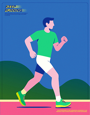 패션 남자 감정 스포츠 운동화 일러스트 모션 건강 사람 풍경 야외 초록색 여름 달리기 운동 힘 집중 유산소운동 러닝 국내일러스트 AI파일 계절 컬러 신발 컨셉 파일형식 벡터
