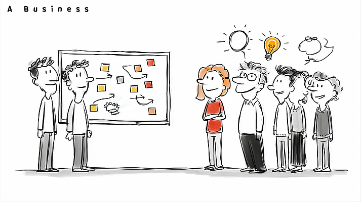 JPG 생각 일러스트 비즈니스 회의 협력 아이디어 사무실 직장인 그룹 발전 목표 계획 토론 전략 소통 혁명 리더쉽 문제해결 창의성 피드백 브레인스토밍 국내일러스트 AI일러스트 AI콘텐츠 직업 컨셉 파일형식