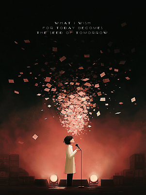 JPG 남자 감정 종이 예술 음악 생각 일러스트 상상 조명 창조 이야기 씨앗 소녀 빛 희망 공연 꿈 가수 무대 표현 스탠드마이크 마이크 고민 내일 순간 아티스트 국내일러스트 AI일러스트 AI콘텐츠 식물 직업 여자 어린이 음향기기 문화예술 사람 이벤트 음악가 파일형식